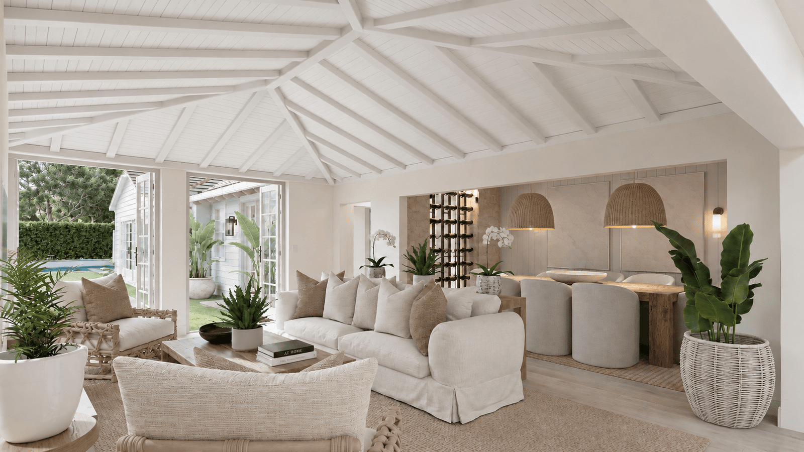 3609 Washington Road living room interior architectural visualization West Palm Beach