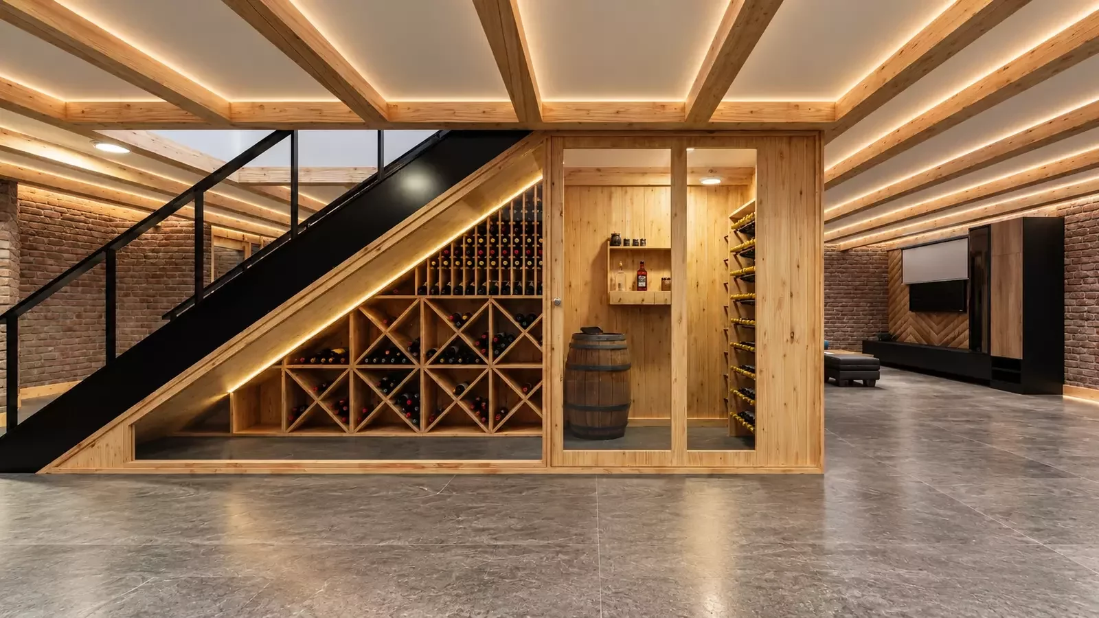93 Kinderkamark Road Park Ridge New Jersey basement remodeling interior visualization