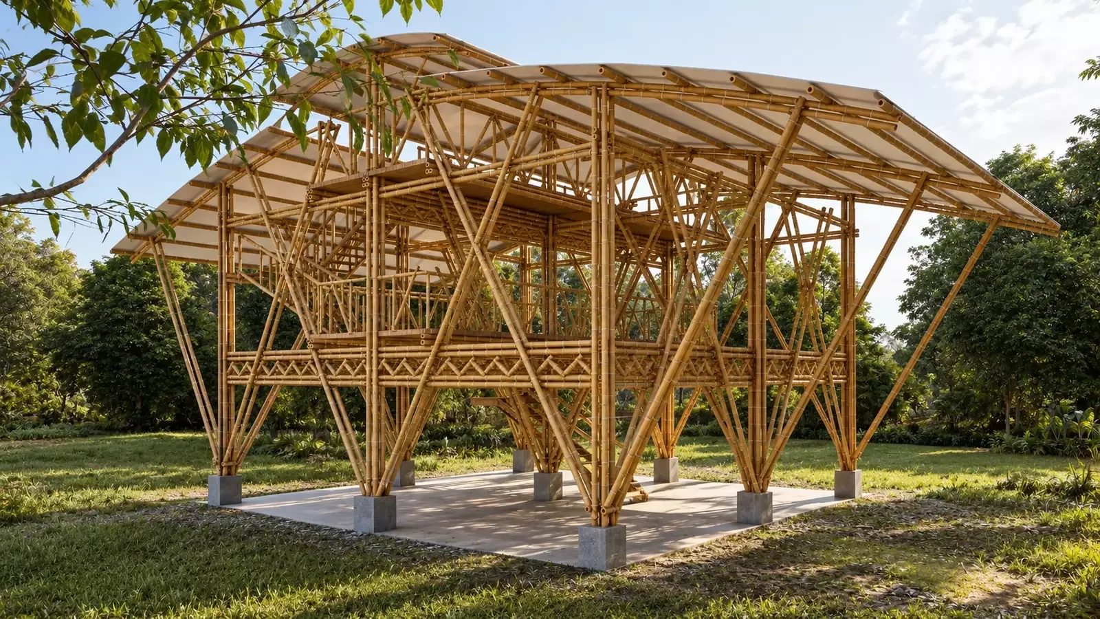 El Cedral interactive birdwatching center sustainable architectural visualization in Isnos Huila Colombia by Architectural Phoenix Team