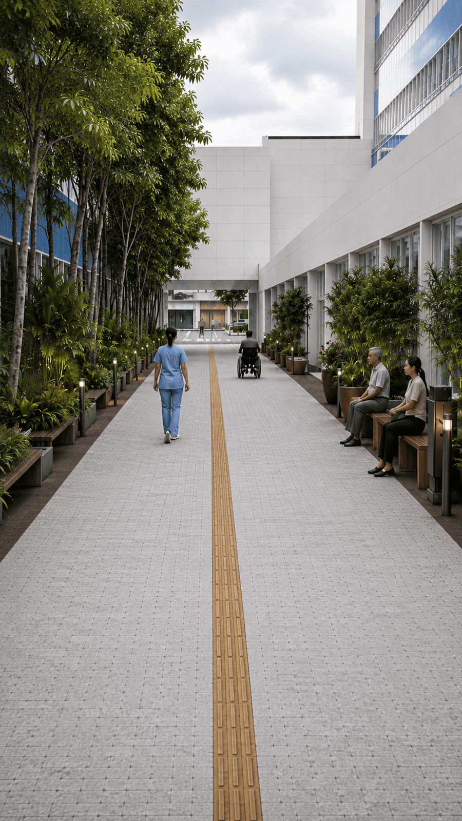 Hospital healthcare campus visualization