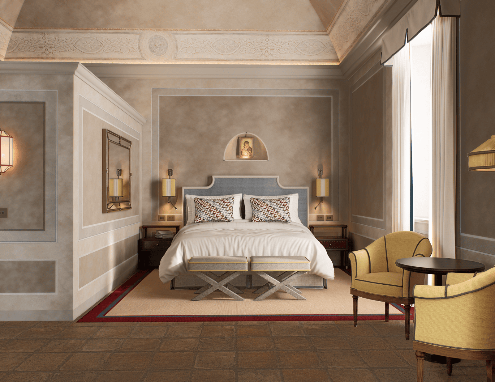 High-end architectural interior visualization for luxury residential presentation by Architectural Phoenix Team