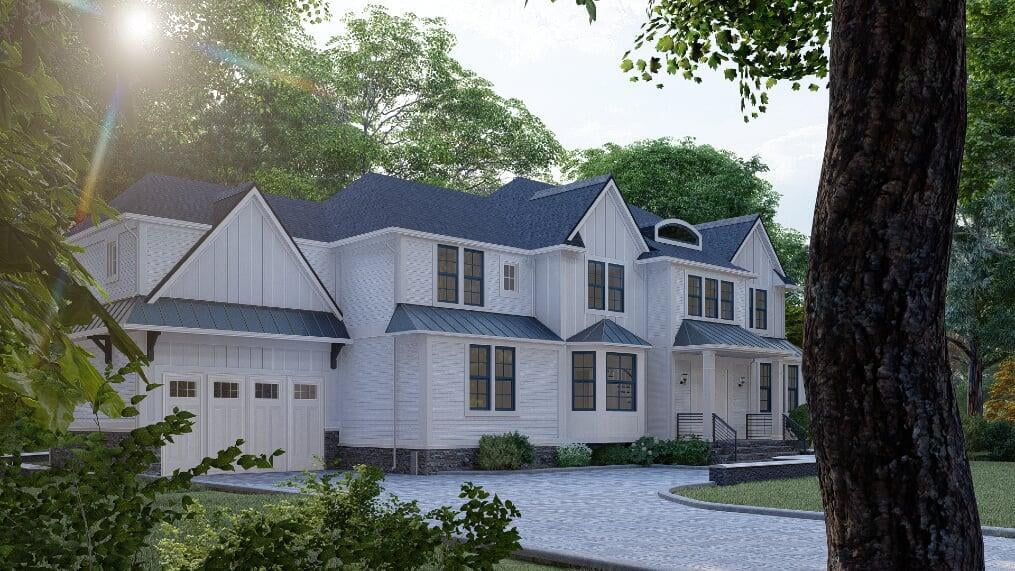 New Construction Real Estate Renderings Mahwah, Bergen County NJ.