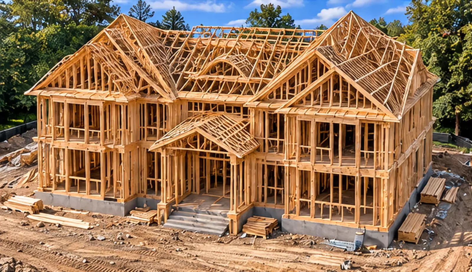 Roof Framing — AI-generated conceptual visualization for 127 Stewart Rd