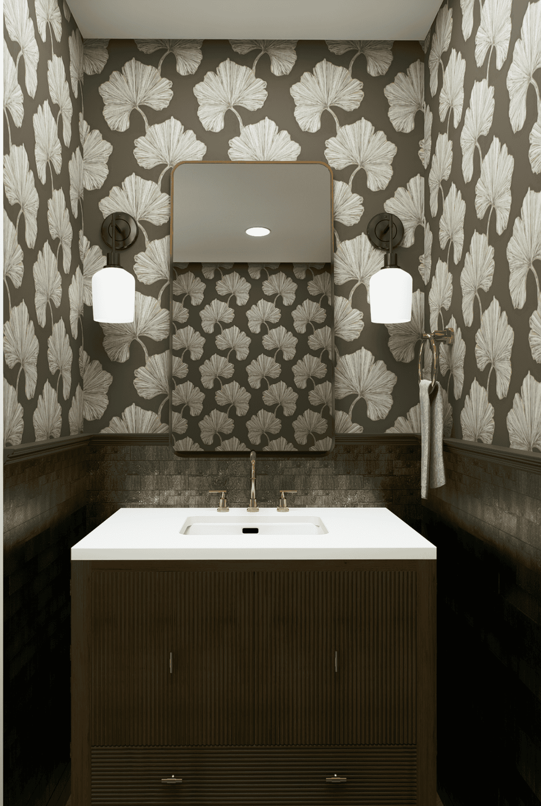 227 Greymon Drive powder room visualization view 1