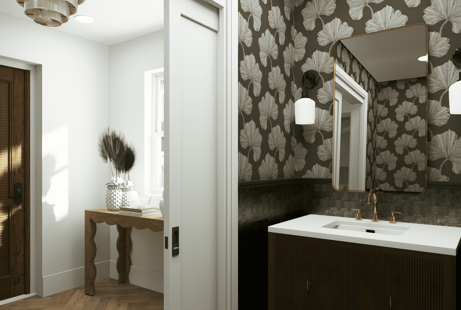227 Greymon Drive powder room visualization view 2