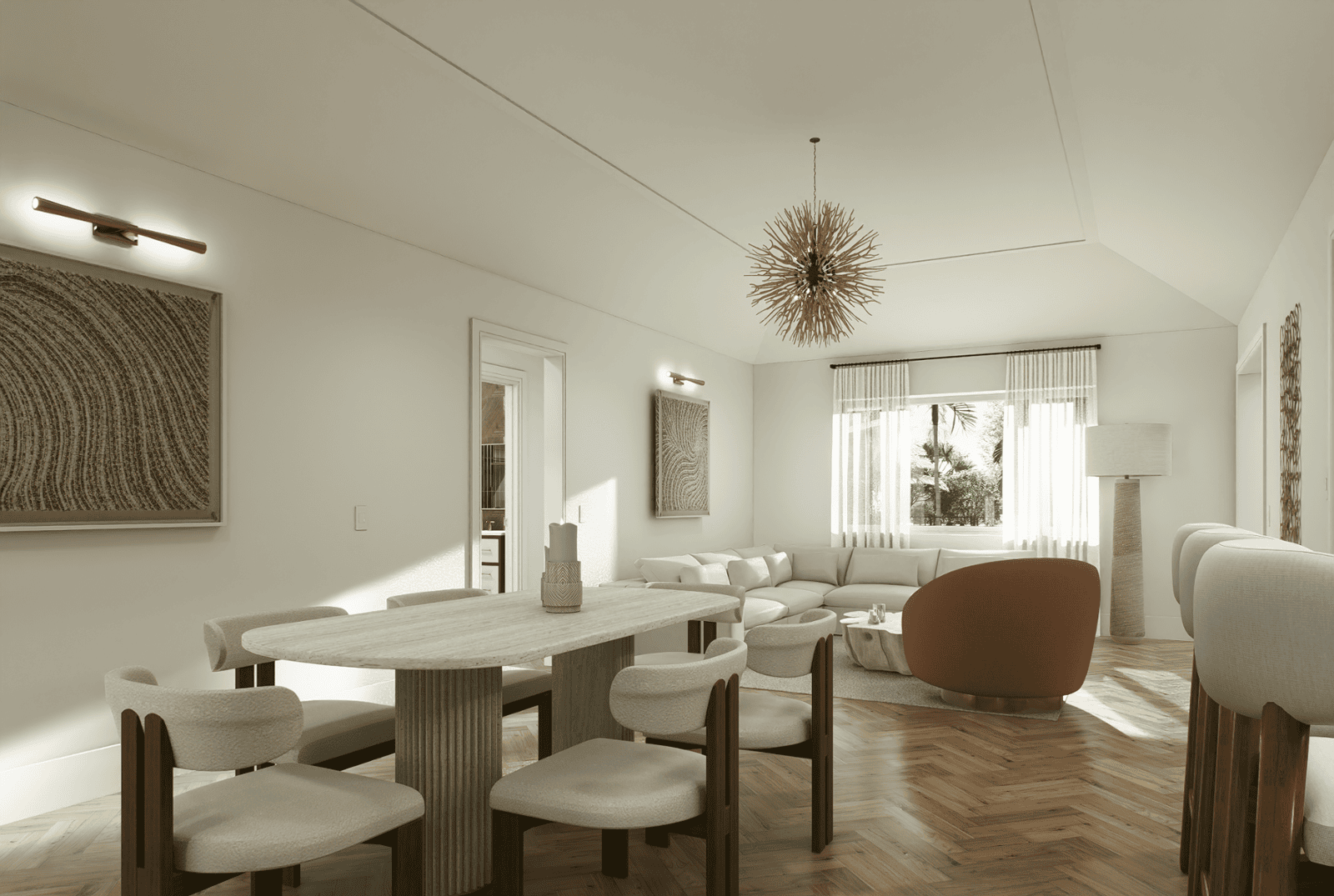 227 Greymon Drive living room interior visualization option 3