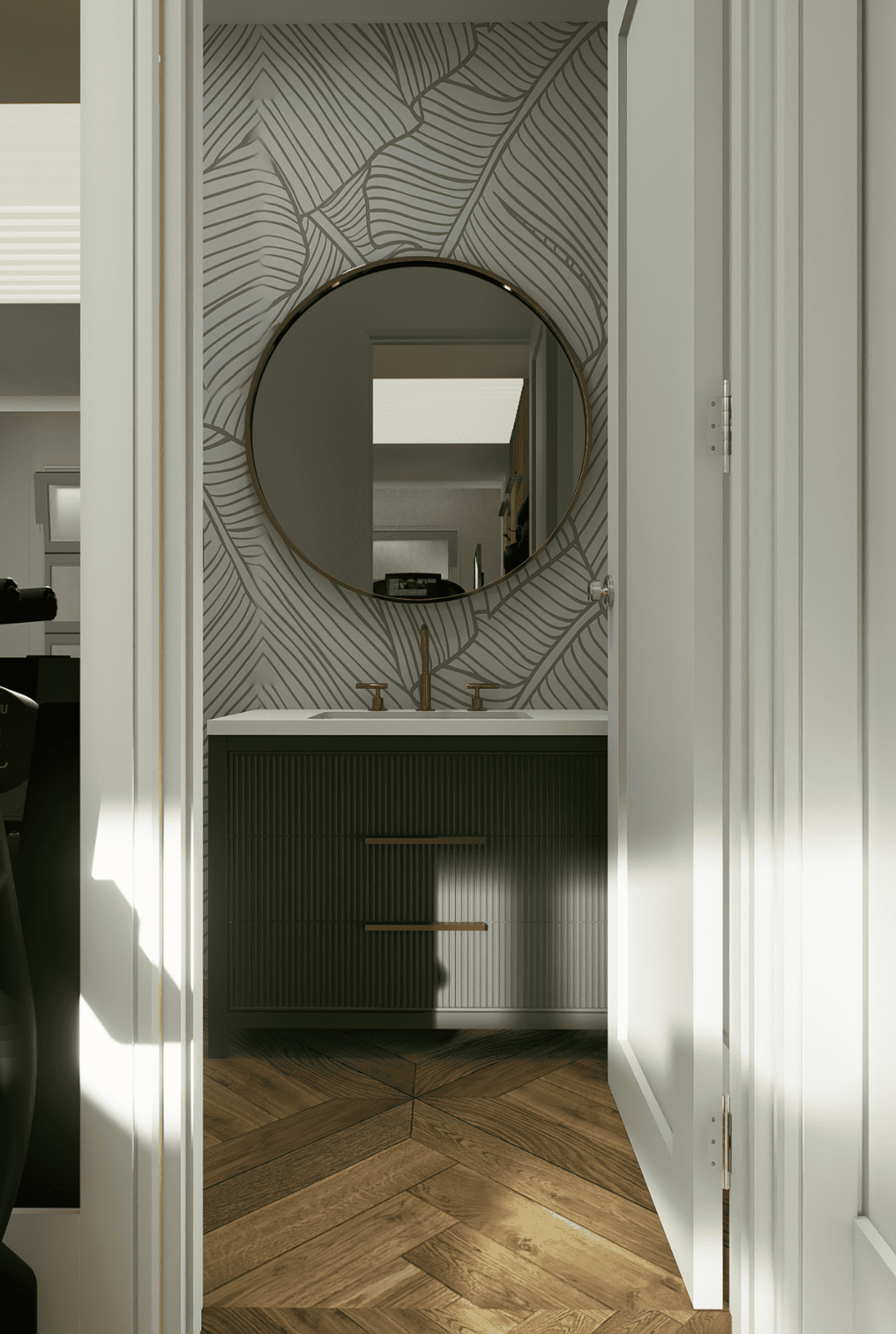 227 Greymon Drive garage bathroom visualization