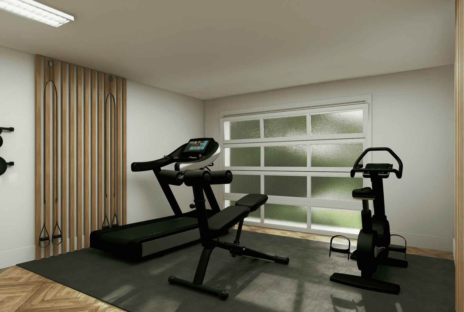 227 Greymon Drive home gym visualization option 2