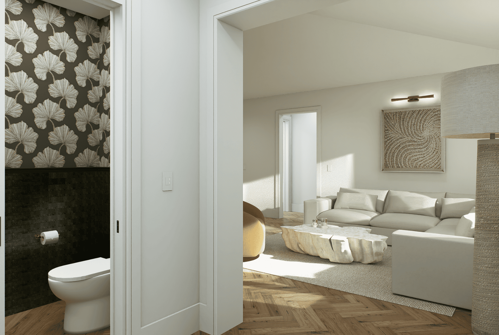 227 Greymon Drive foyer visualization option 3