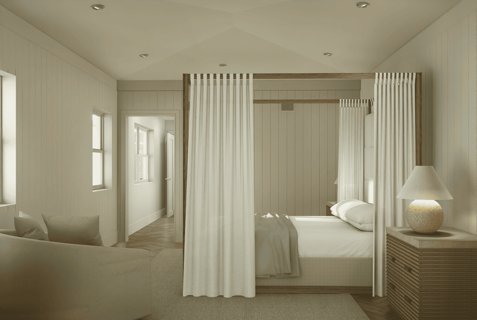 227 Greymon Drive primary bedroom interior visualization