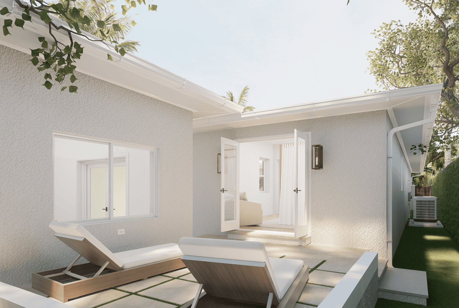 227 Greymon Drive exterior renovation rendering view G