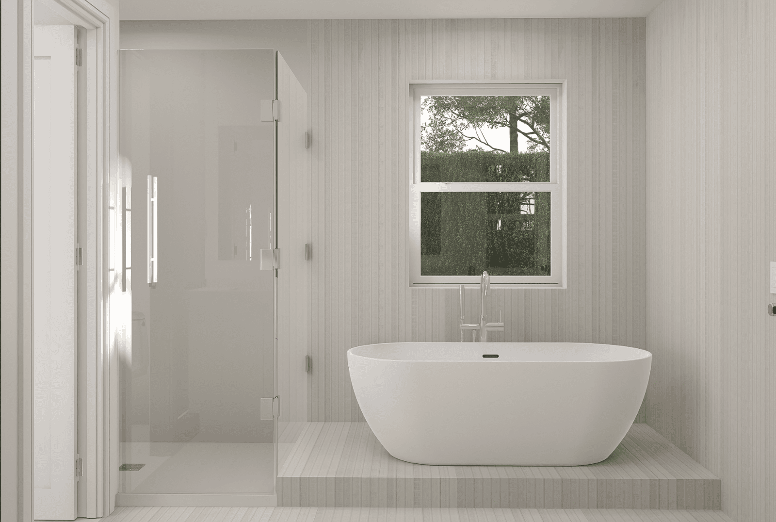 227 Greymon Drive primary bathroom interior visualization