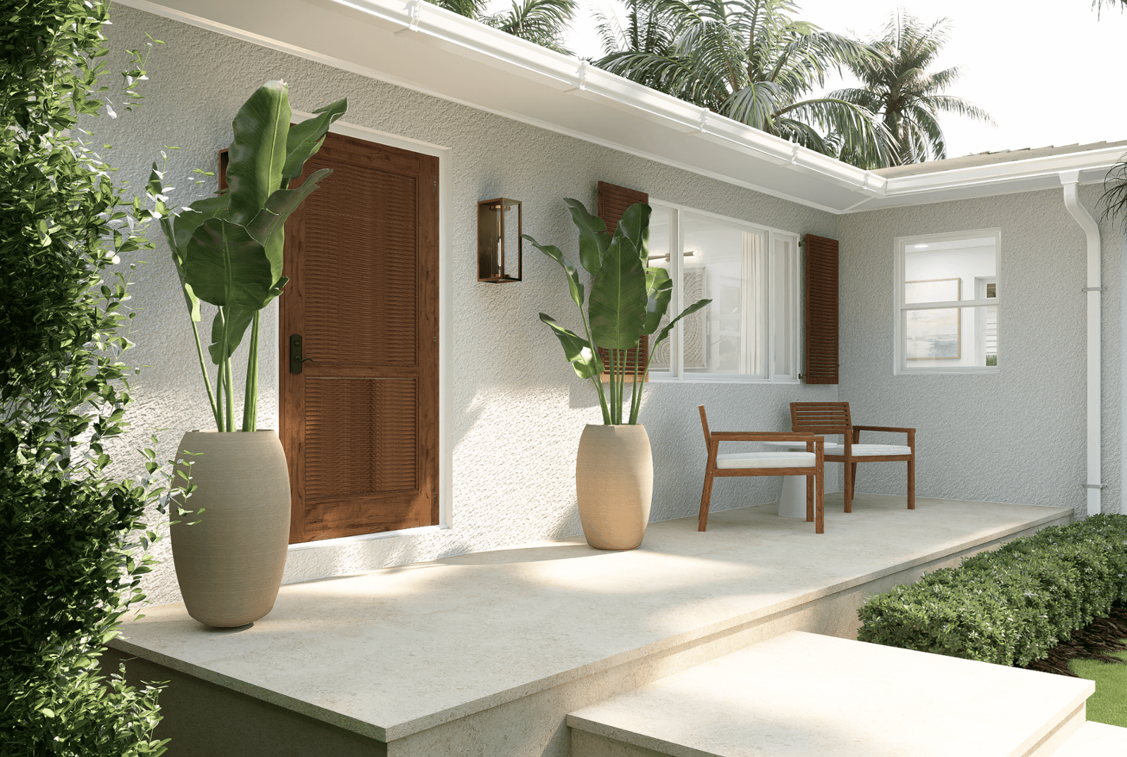 227 Greymon Drive exterior renovation rendering view K