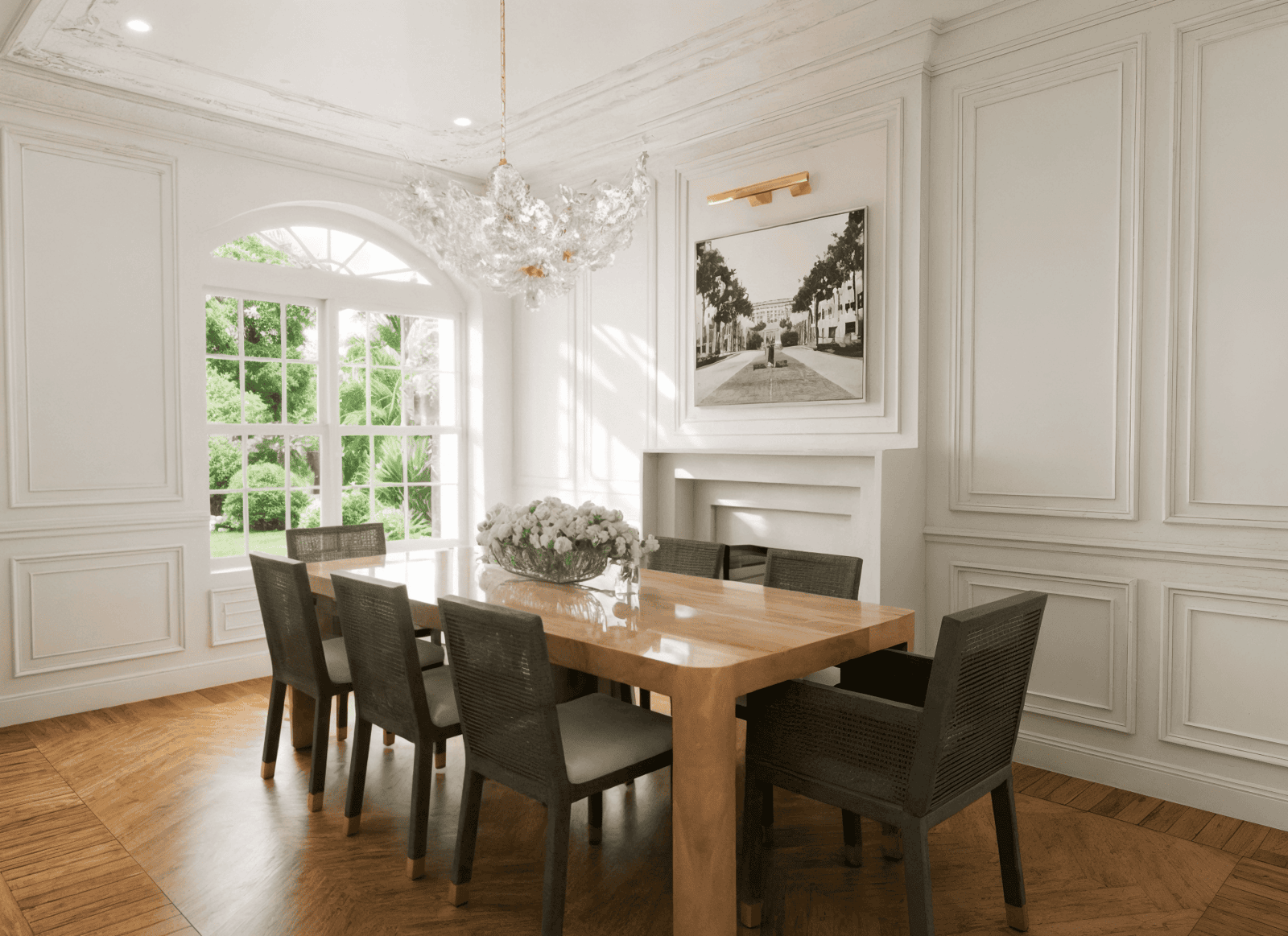 Dining room architectural visualization at 309 Greymon Drive, West Palm Beach