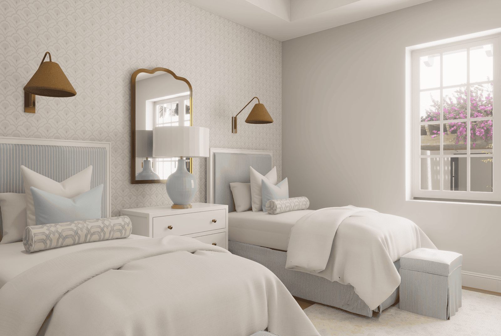 Bedroom 02 interior visualization for the 309 Greymon Drive project
