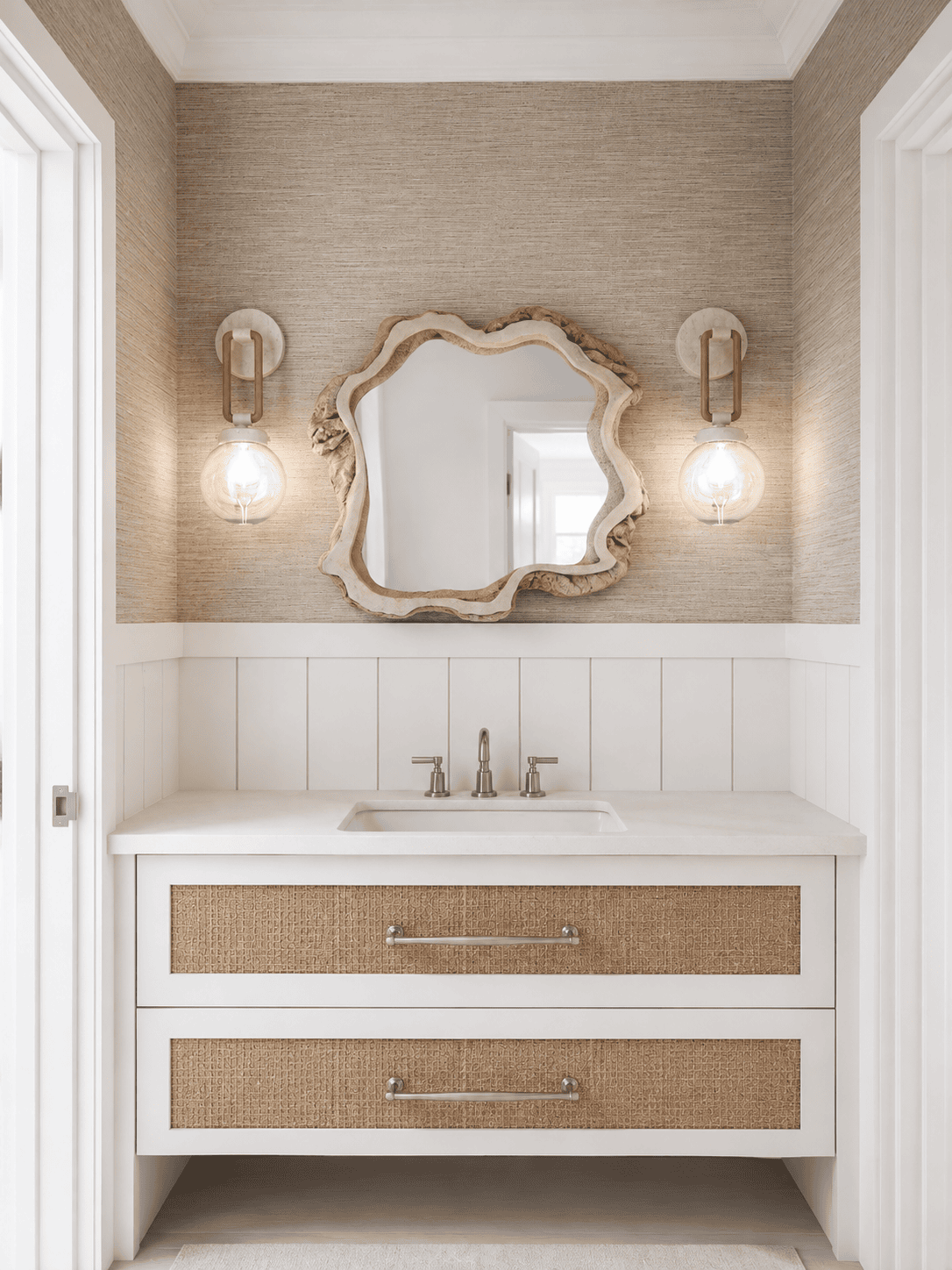 Powder Room 01 interior visualization at 335 Greymon Drive in West Palm Beach, Florida