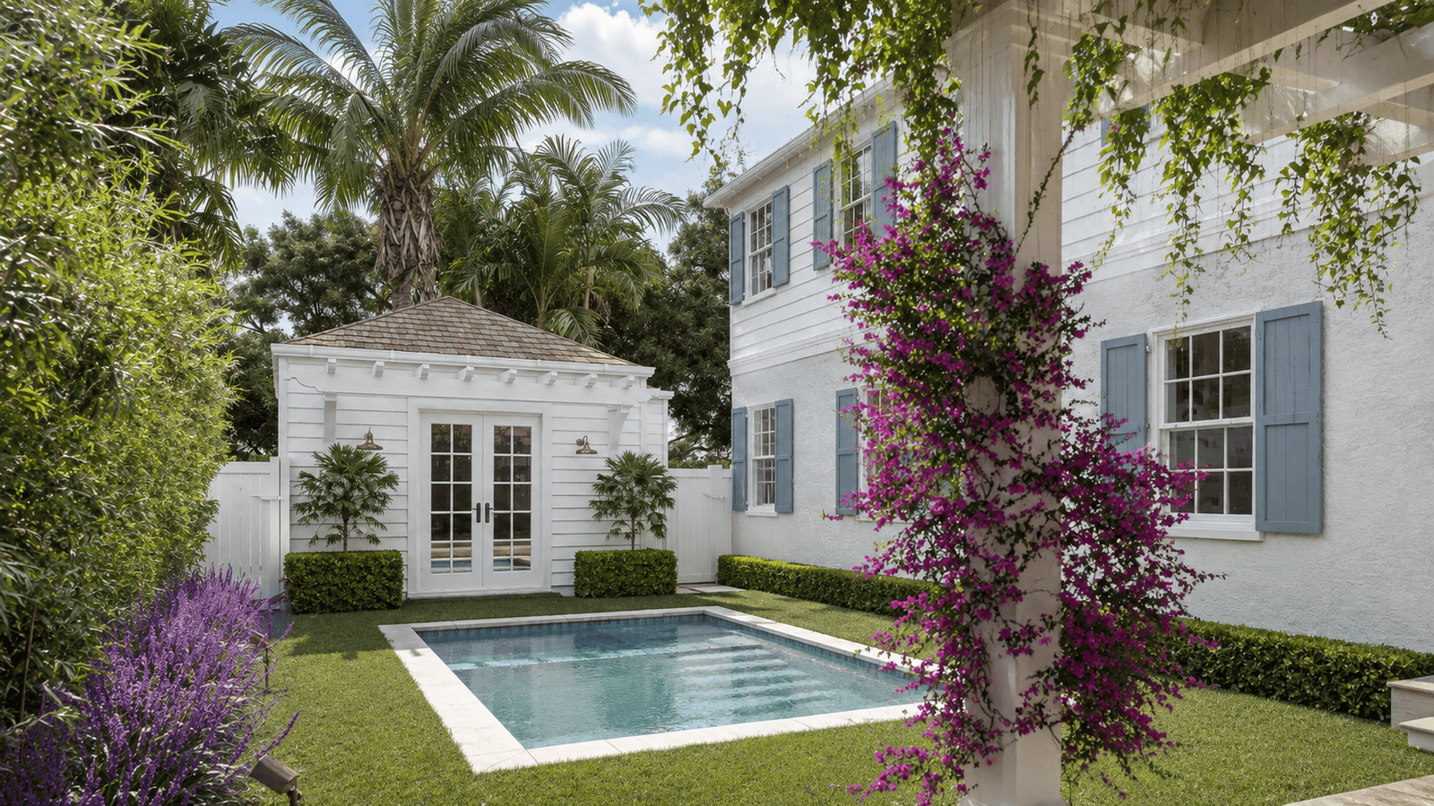 Exterior 07 of the 335 Greymon Drive residential remodeling in West Palm Beach, Florida