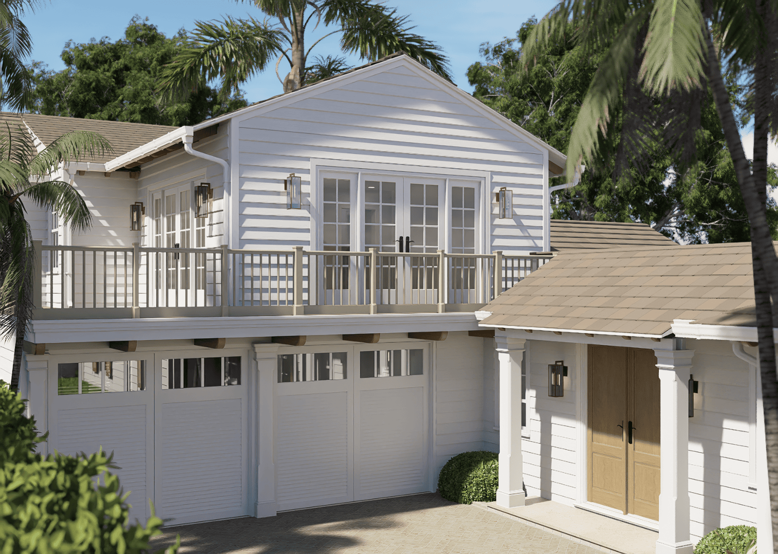 3609 Washington Road exterior architectural visualization view 02 in West Palm Beach Florida