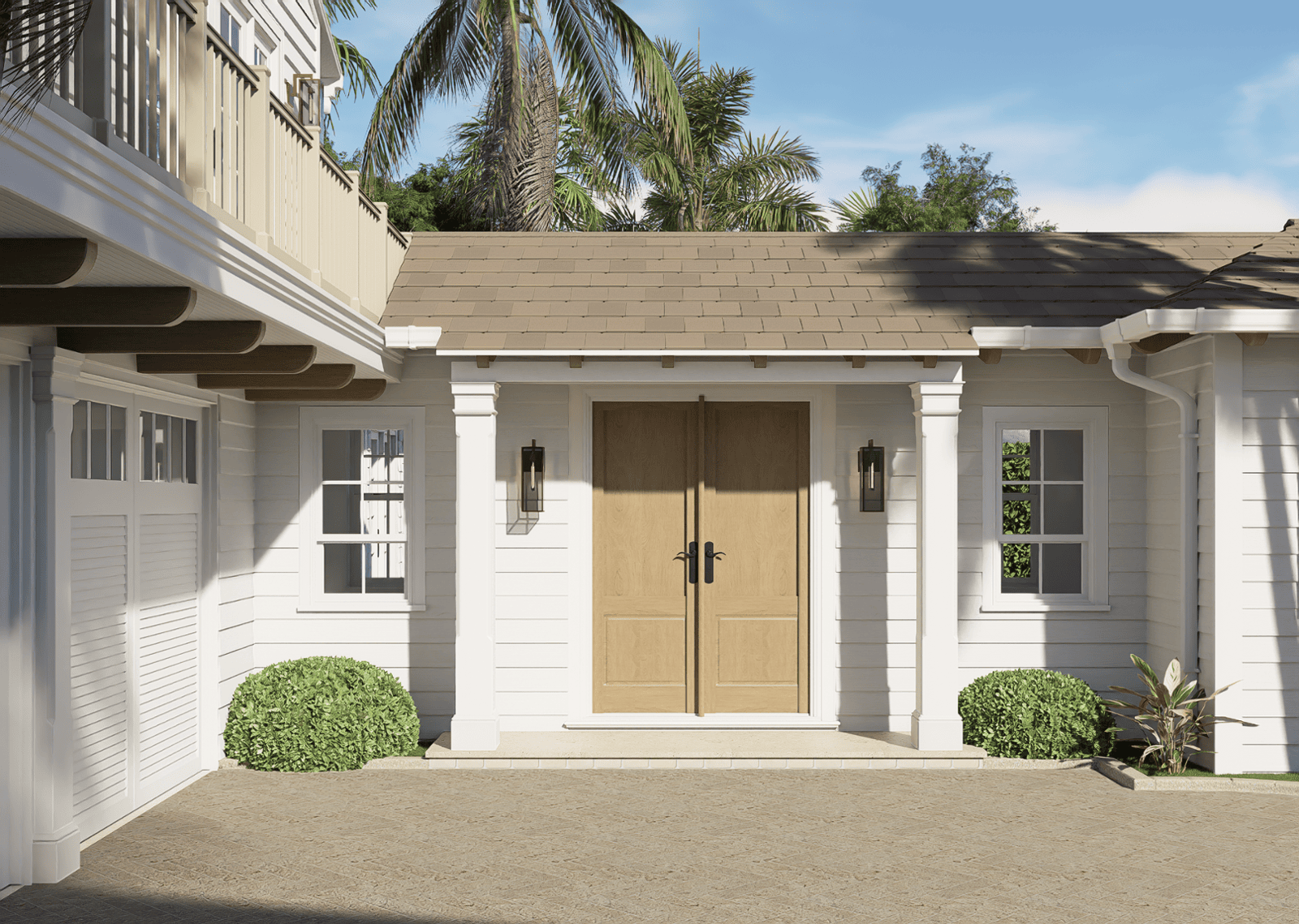 3609 Washington Road exterior architectural visualization view 03 in West Palm Beach Florida