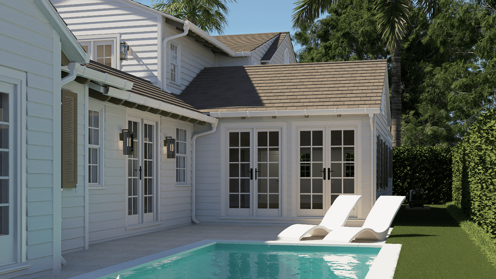 3609 Washington Road exterior architectural visualization view 05 in West Palm Beach Florida