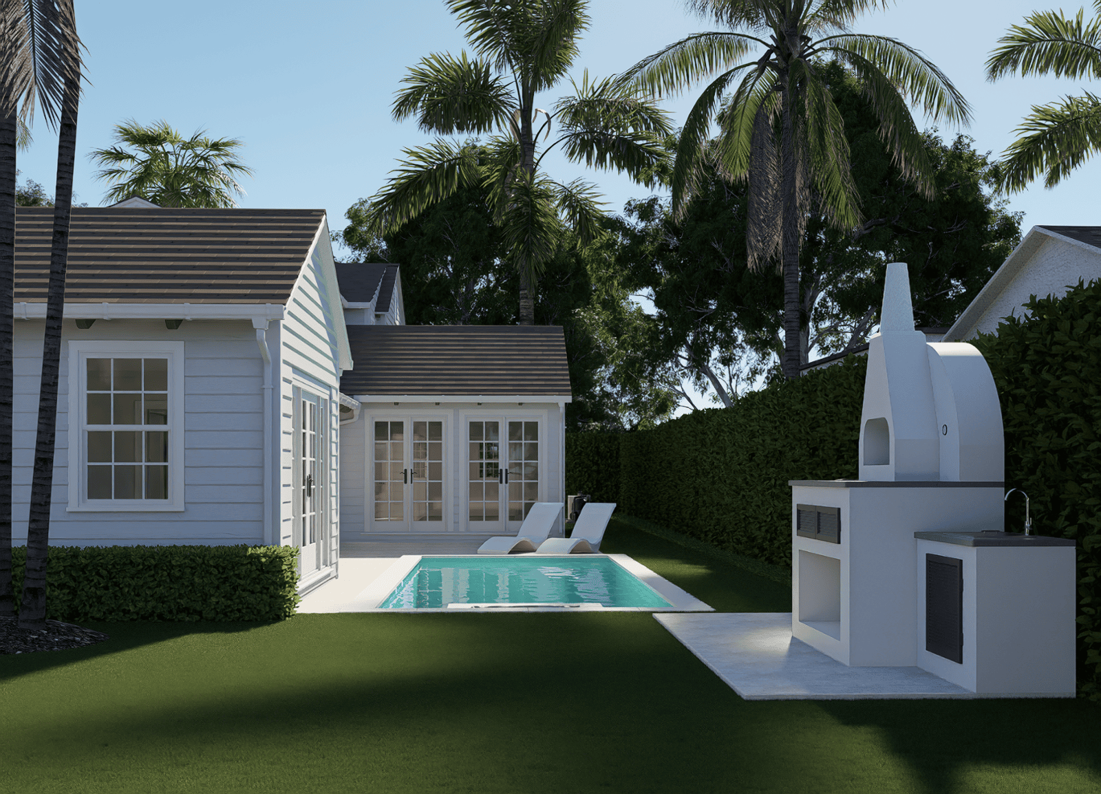 3609 Washington Road exterior architectural visualization view 06 in West Palm Beach Florida