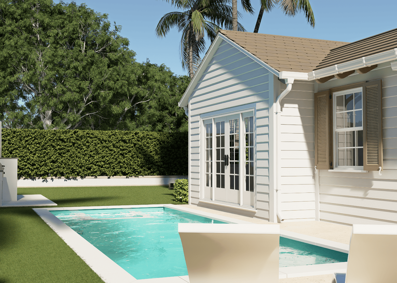 3609 Washington Road exterior architectural visualization view 08 in West Palm Beach Florida