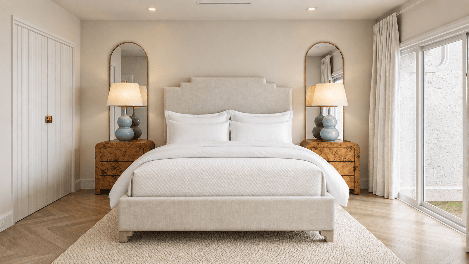 Bedroom 3 photorealistic 3D rendering — Jupiter FL residential remodel — Architectural Phoenix Team