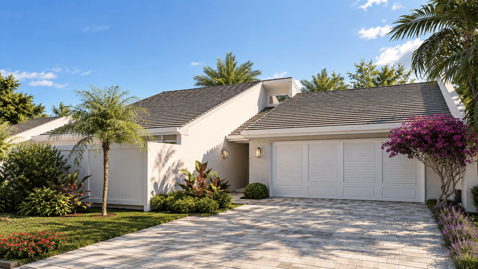 Exterior photorealistic 3D rendering — Jupiter FL residential remodel — Architectural Phoenix Team