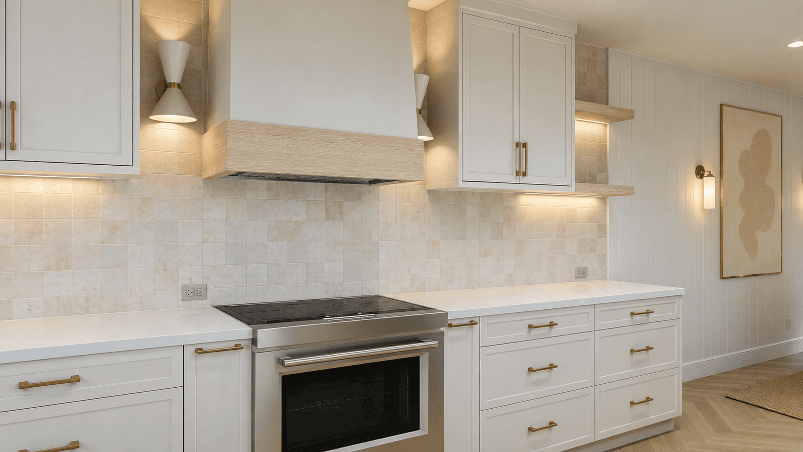 Kitchen photorealistic 3D rendering — Jupiter FL residential remodel — Architectural Phoenix Team