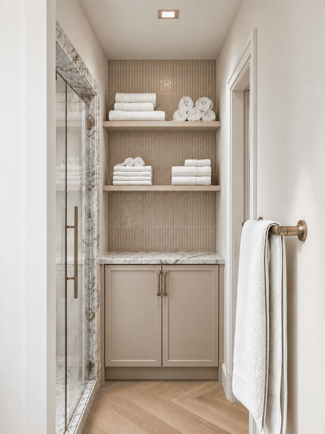 Primary Bathroom photorealistic 3D rendering — Jupiter FL residential remodel — Architectural Phoenix Team