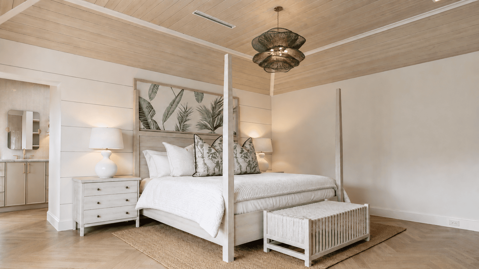 Primary Bedroom photorealistic 3D rendering — Jupiter FL residential remodel — Architectural Phoenix Team
