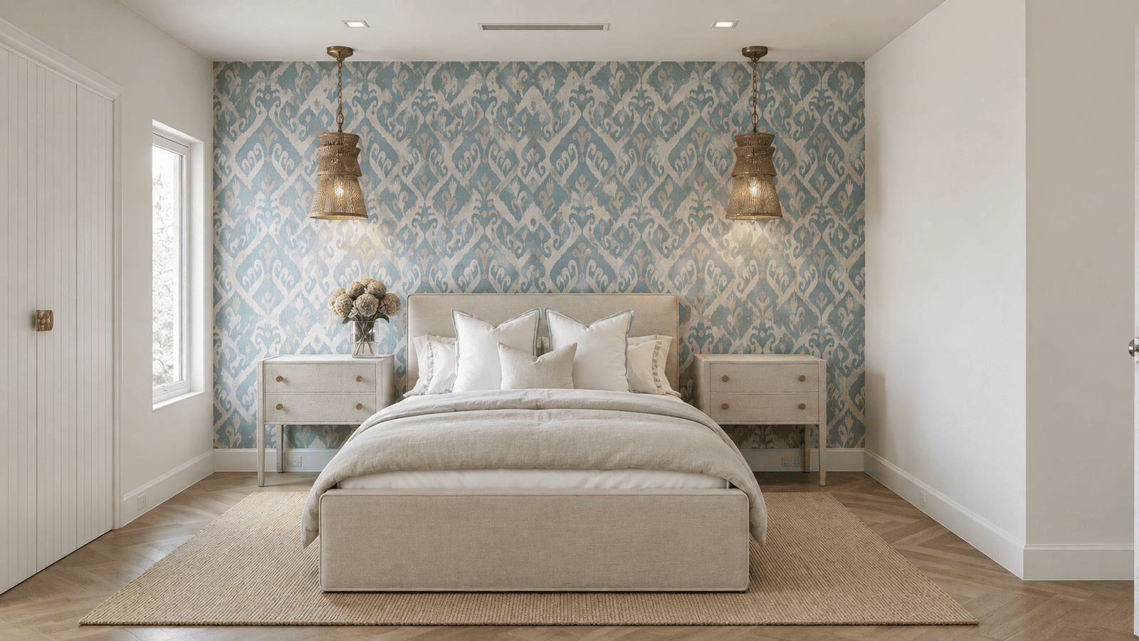 Bedroom 2 photorealistic 3D rendering — Jupiter FL residential remodel — Architectural Phoenix Team