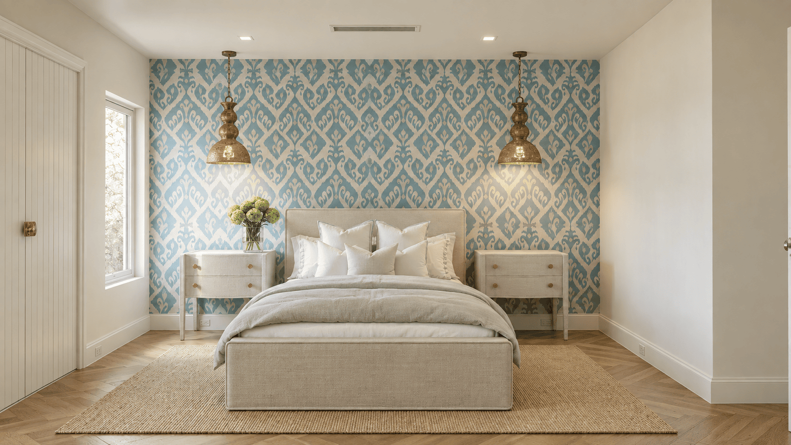 Bedroom 2 photorealistic 3D rendering — Jupiter FL residential remodel — Architectural Phoenix Team