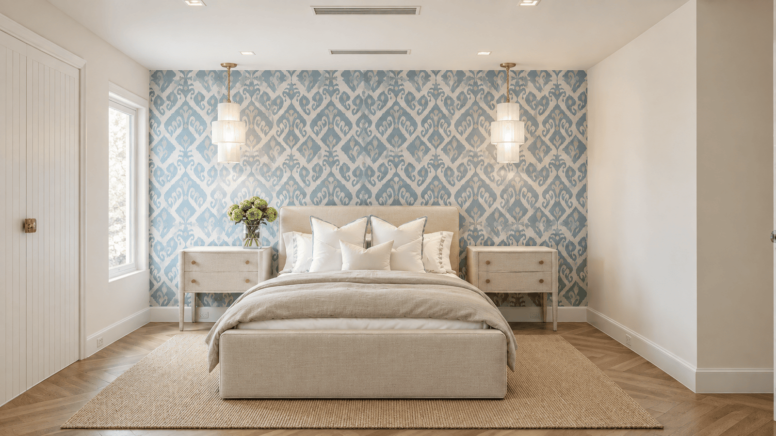 Bedroom 2 photorealistic 3D rendering — Jupiter FL residential remodel — Architectural Phoenix Team