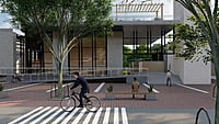 Los Mártires’ Cultural Rebirth: Church and Factory Restored - 3D Exterior Rendering by Architectural Phoenix Team