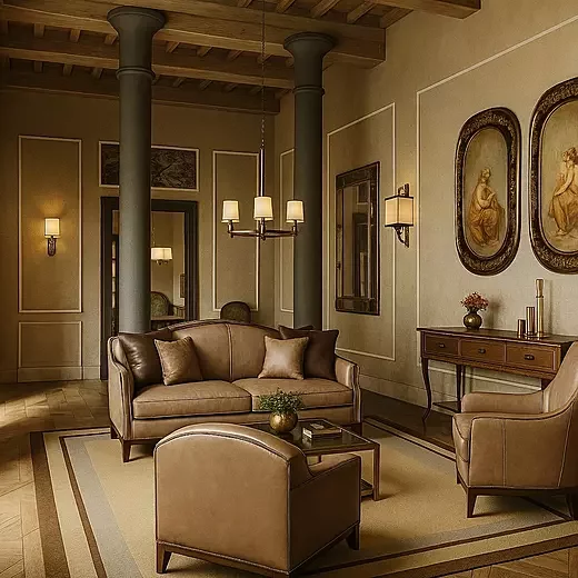 Virtual staging for a luxury bedroom listing by Architectural Phoenix Team