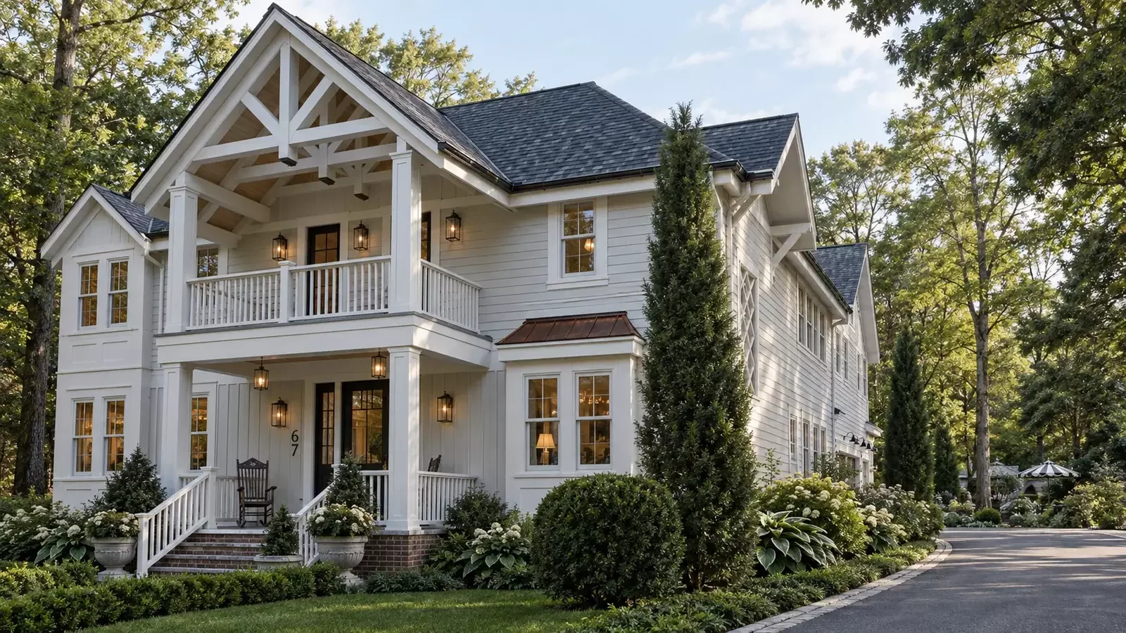 67 Montview Ave luxury residential exterior 3D visualization in Short Hills New Jersey